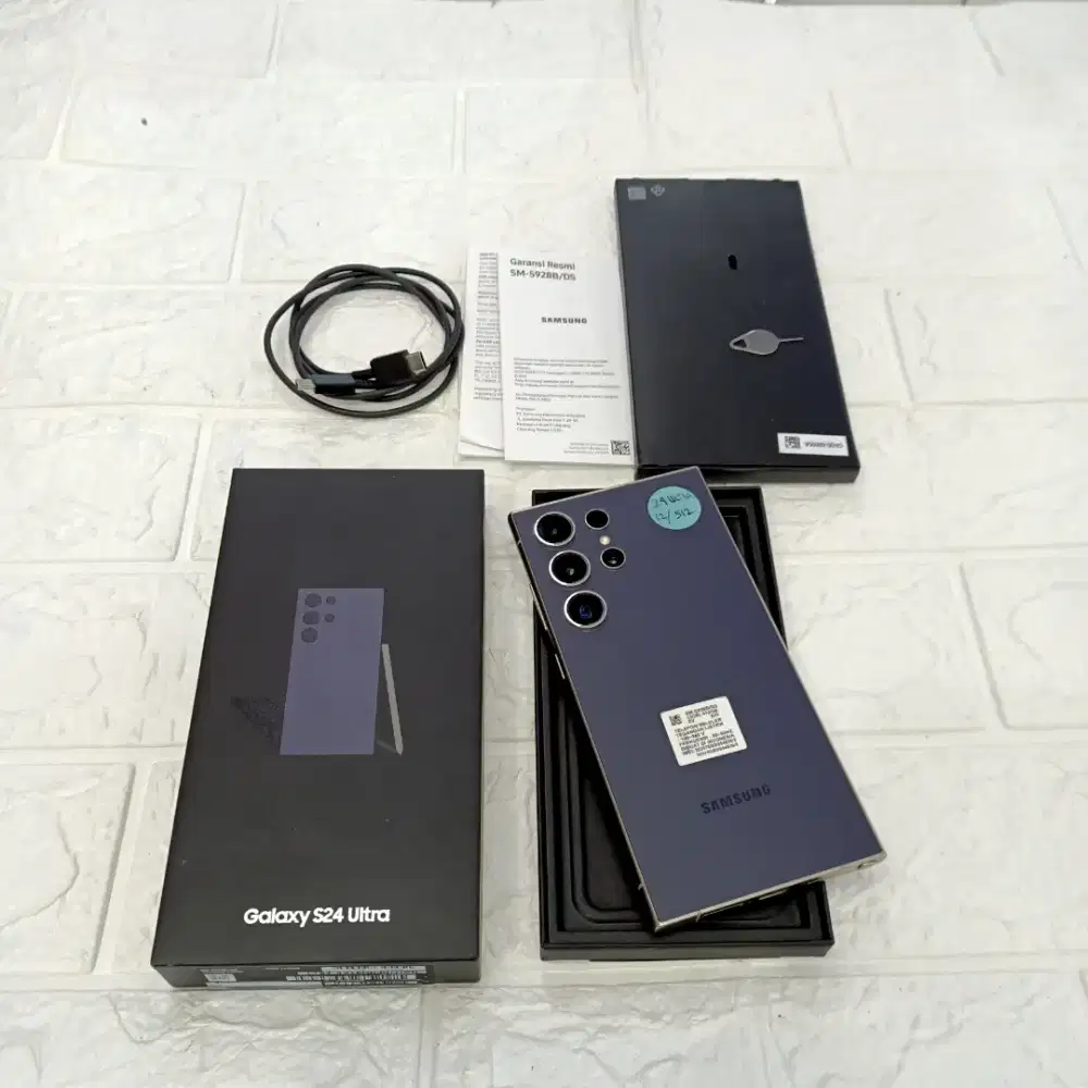Samsung Galaxy S24 Ultra 12-512gb Muluss terawat Ex grs resmi sein