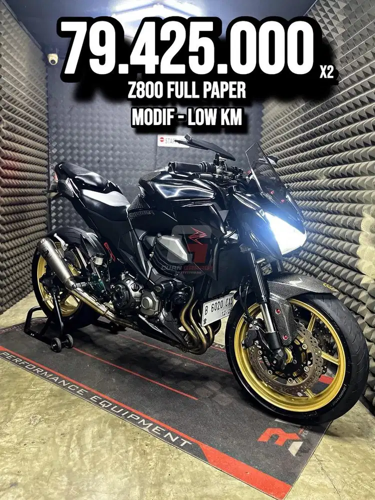 Z800 OR Z 800 ABS 2013 MODIF LOW KM RAWATAN SUPERB UNITT BRO