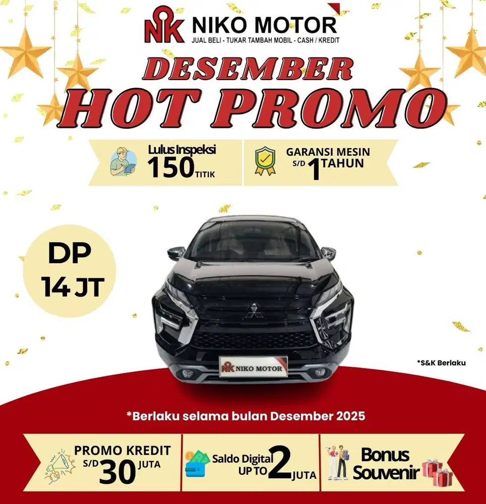 (SPT BARU KM6RB) XPANDER 1.5 ULTIMATE 2022 AT :2021|2023