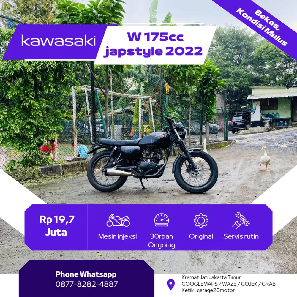 Kawasaki W175 Japstyle Tahun 2022