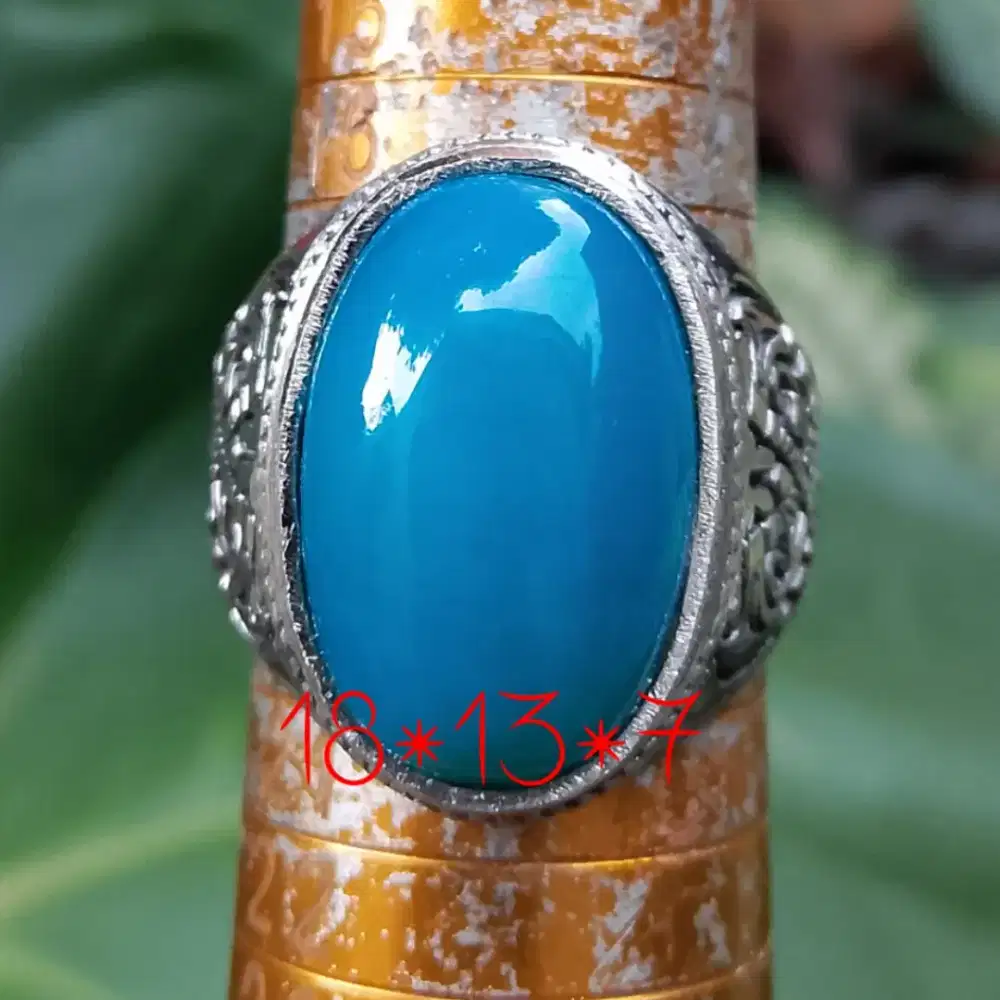 Natural bacan Doko kristal dim 18*13*7 ring alfaka Net Harga