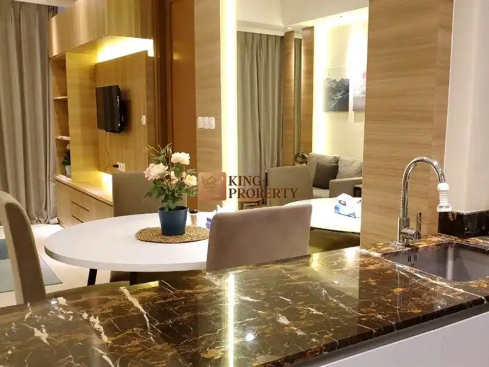 2BR Condominium Taman Anggrek Residences – Interior Scandinavian, Pool & Garden View, Dekat Central Park
