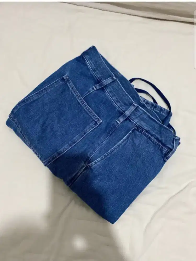 Uniqlo Tapper wide Denim wash