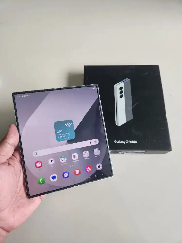 Samsung Z Fold 6 512gb 5G White SEIN Resmi Fullset Murah Ada Minus