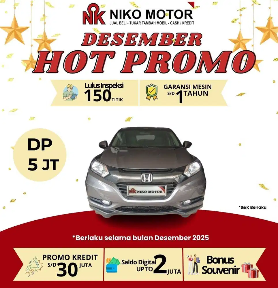 (ANTIK KM 70RB) HRV 1.5 E 2015 AT : 2014|2016