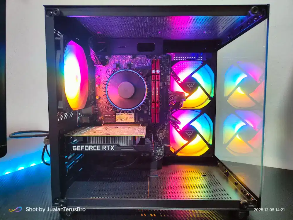 CPU PC INTEL i5 12400F GEN12 VGA RTX 3050 6GB RAM 16GB SSD 512GB