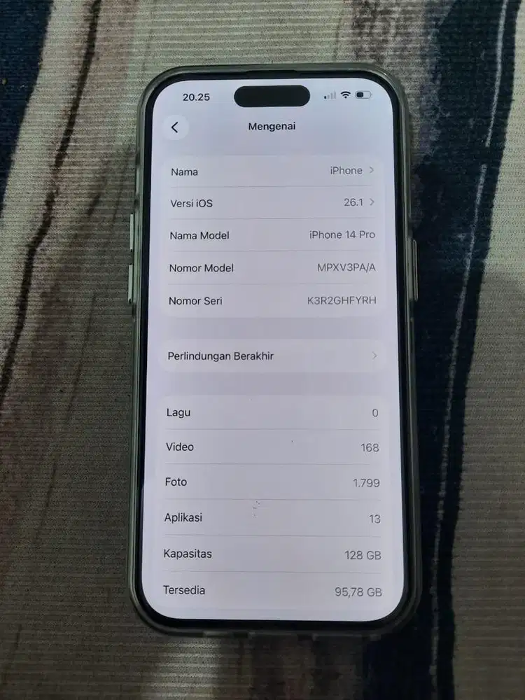 Iphone 14 Pro 128GB Hitam Ibox