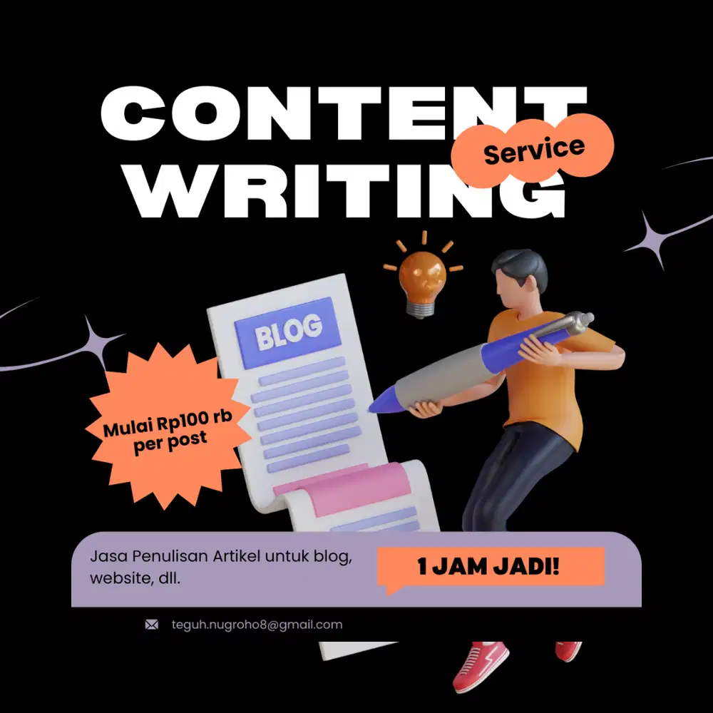 Jasa Penulisan Artikel (Content Writing)