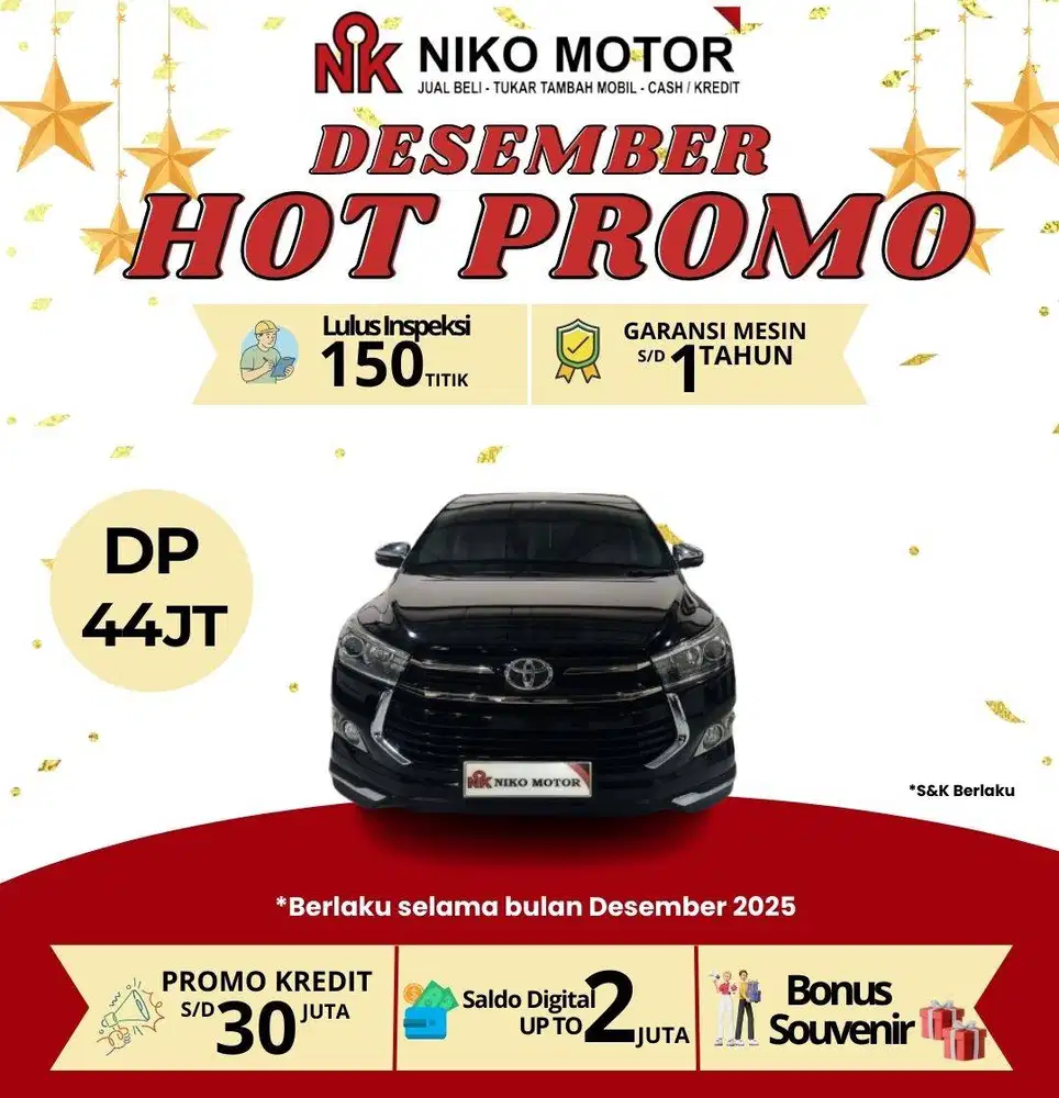 (ANTIK KM79RB) INNOVA 2.4 VENTURER DIESEL 2018 MT :2017|2019