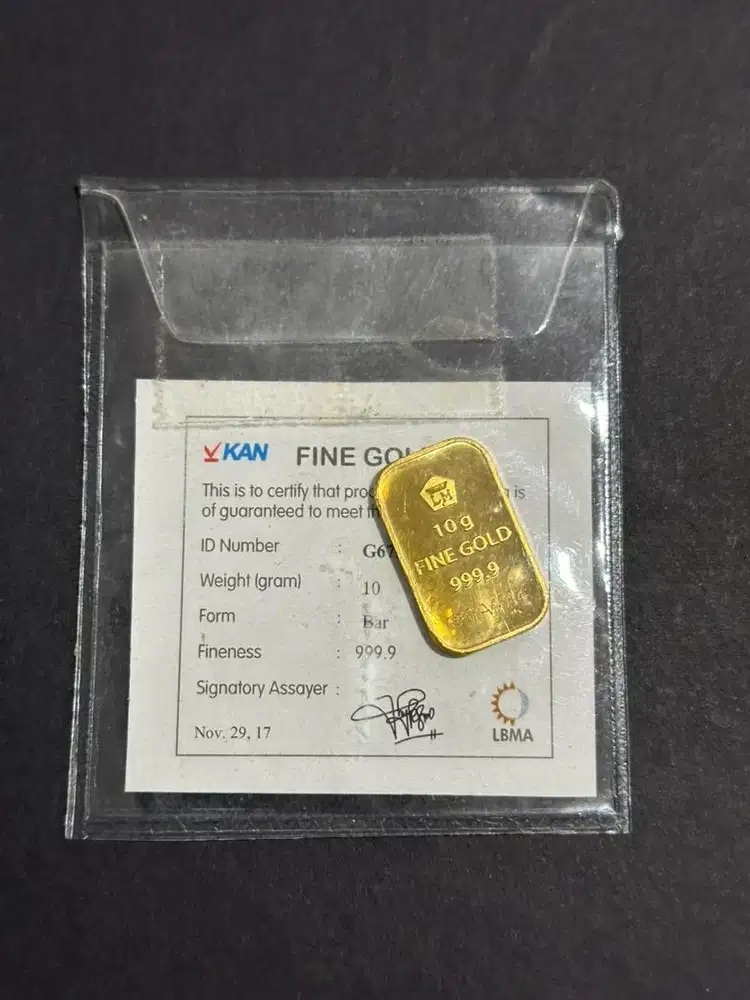 Dijual Logam Mulia LM 10 gram Antam Retro