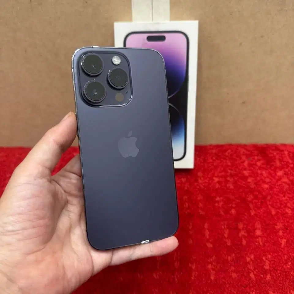 iPhone 14 Pro Deep Purple 256GB second Garansi iBox