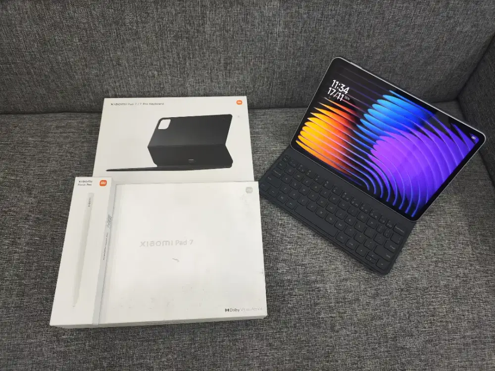 Xiaomi pad 7 8/256gb fullset keyboard + pen