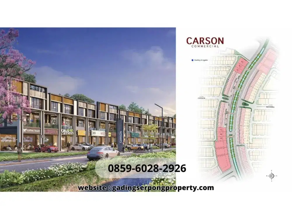 Kavling langka lokasi carson Gading Serpong Summarecon Terlaris!