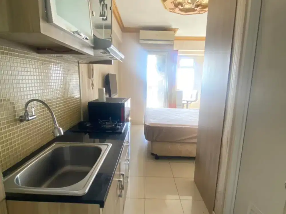 For Rent Apartemen Green Bay Pluit Tipe Studio Kondisi Full Furnished View Kota + 1 AC