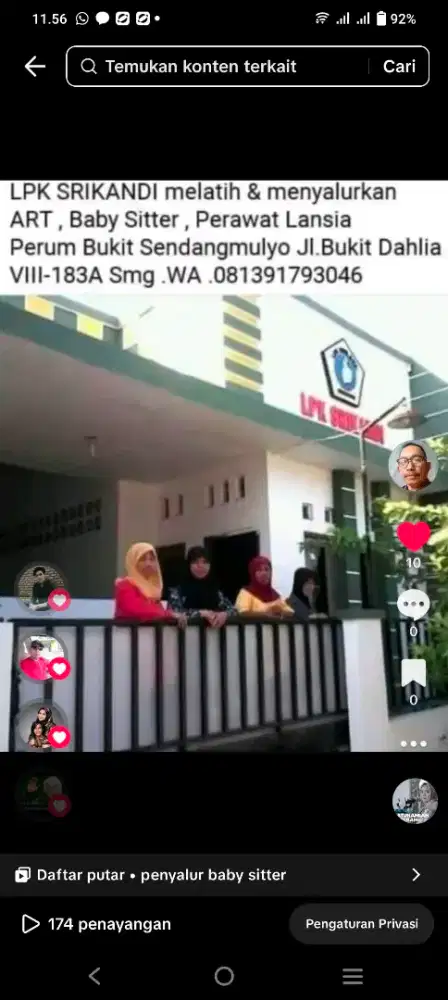 Loker ART & BB SITTER