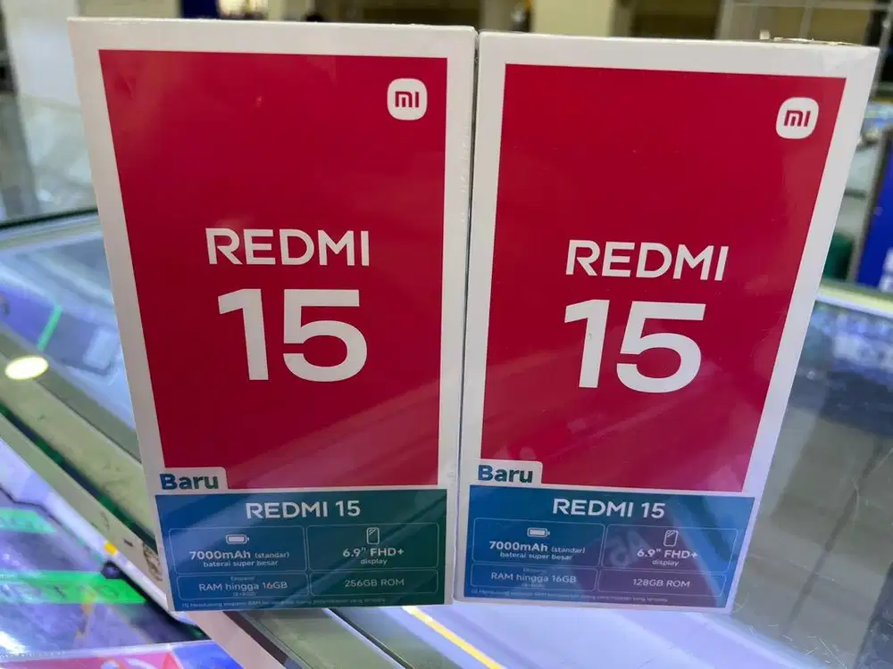 Redmi 15 ram8/128gb new garansi resmi xiaomi tam ready