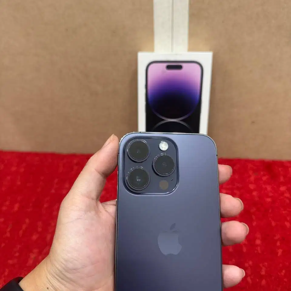 iPhone 14 Pro Deep Purple 256GB second Garansi iBox