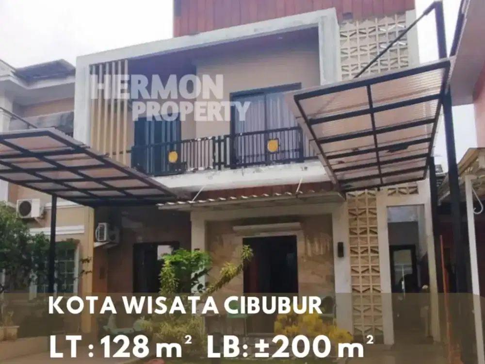 Dijual Cepat Rumah Minimalis sudah renovasi , Bebas Banjir di Kota wisata cibubur