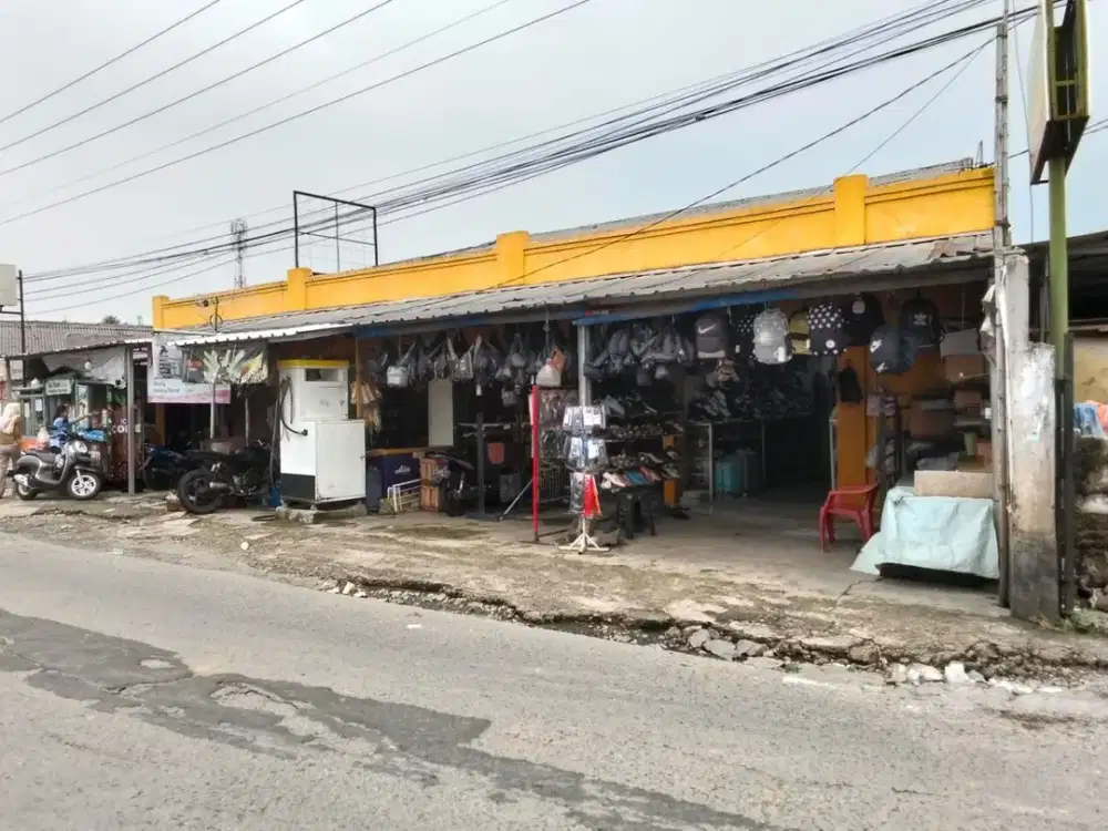 Tanah bangunan ruko kios Lokasi dekat dgn citra raya dan di pinggir jalan raya.