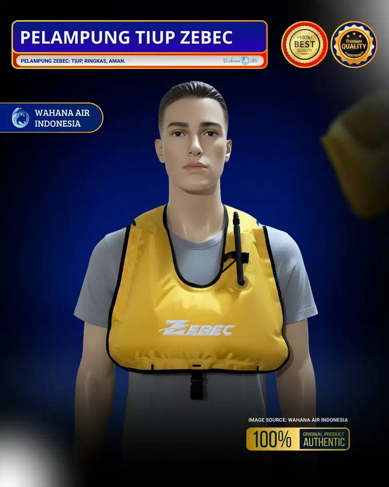 PELAMPUG/LIFE JACKET TIUP ZEBEC