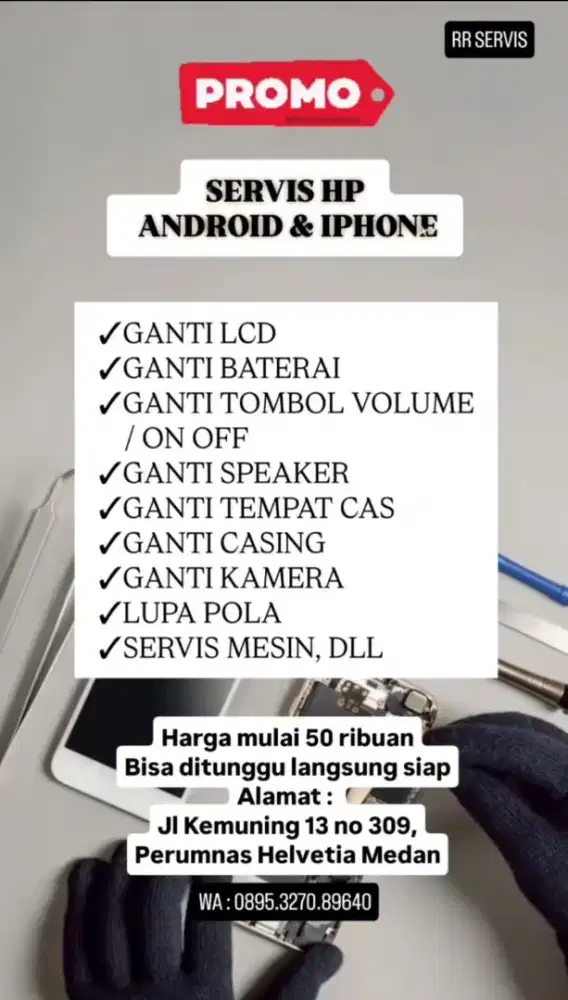 SERVIS HP TERMURAH SEKOTA MEDAN