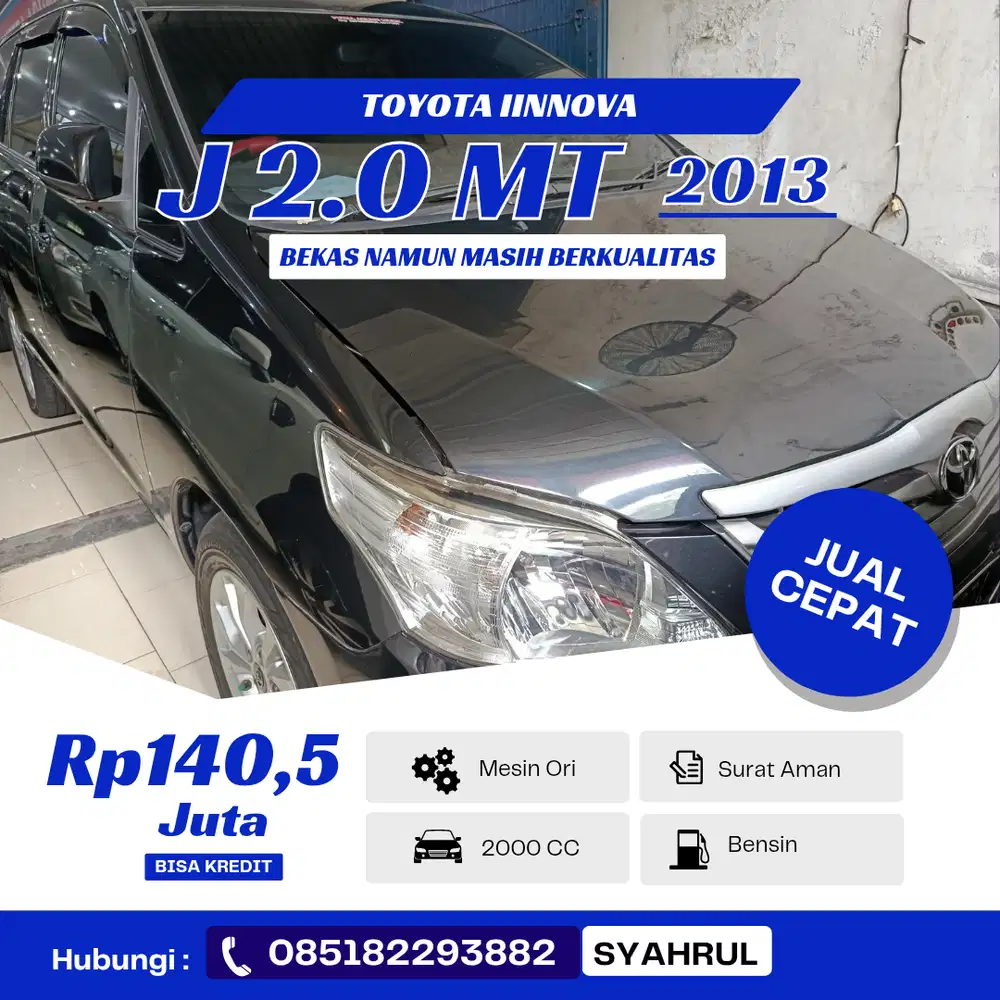 Toyota Kijang Innova 2013 Bensin