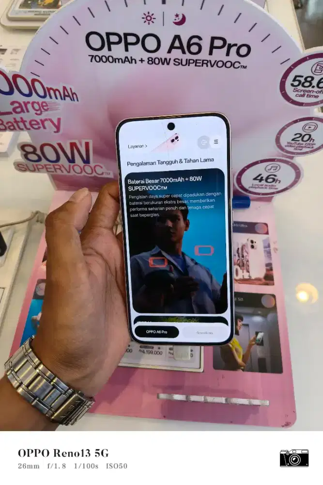 Oppo A6pro series terima cicilan dan tukar tambah