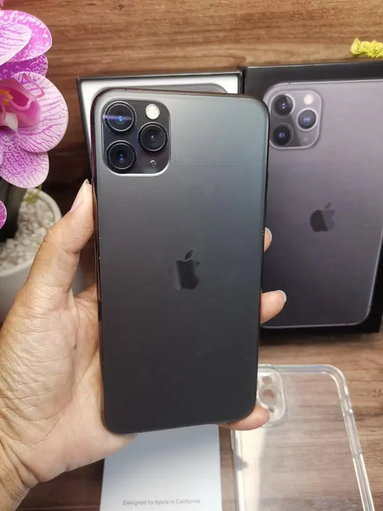 iphone 11 pro max 256gb bh 99% signal aman sdh tahunan mulus bs tt
