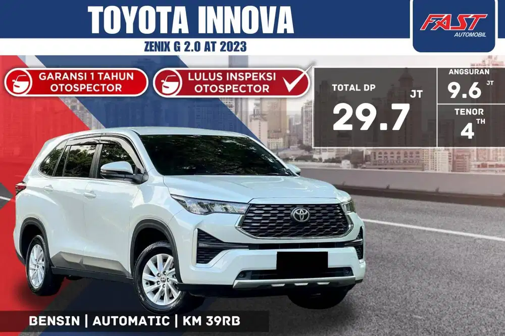 TOYOTA INNOVA ZENIX G 2023 2.0 AT KM.39RB & PAJAK PANJANG #F6ST