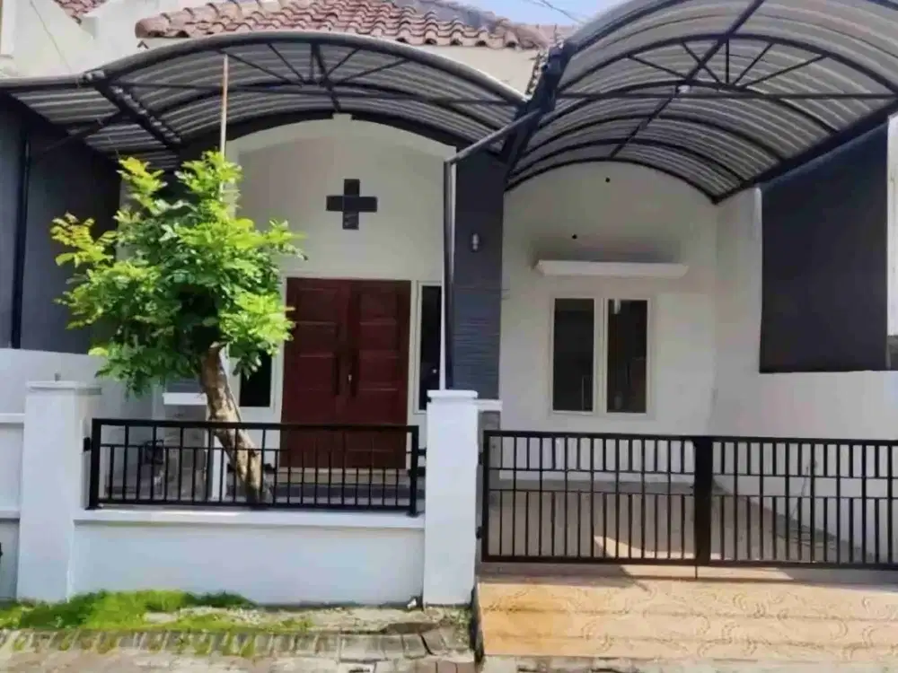 RUMAH BARU FULL RENOVASI TERMURAH DEKAT AL HIKMAH, PERUMAHAN KEBONSARI ELVEKA REGENCY