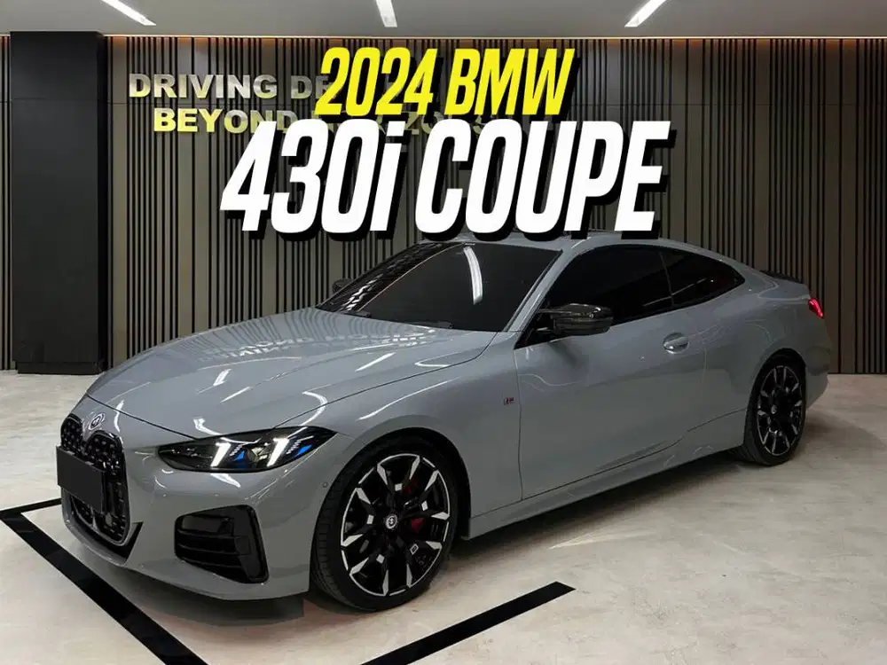 BMW 430i Coupe 2024 Facelift Brooklyn Grey on Black Abu-abu Abu 430 i