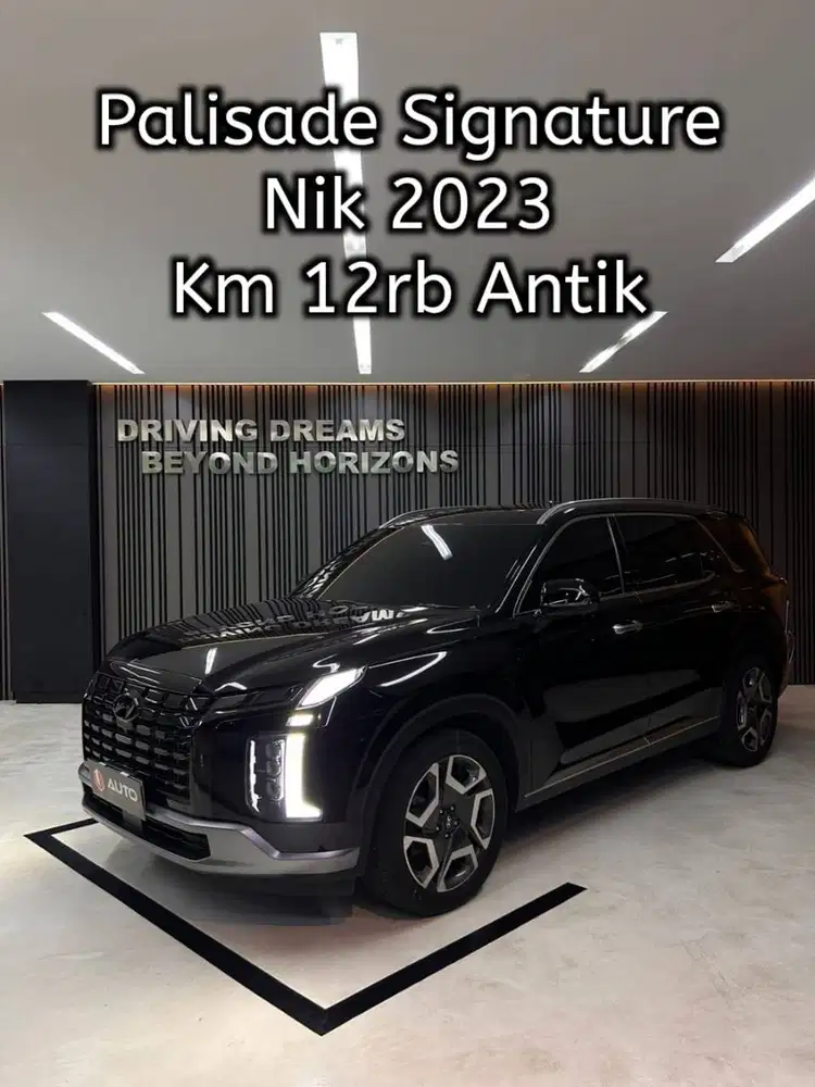 Hyundai Palisade 2.2D Signature 2023 Hitam Facelift B101LAM Km12rb