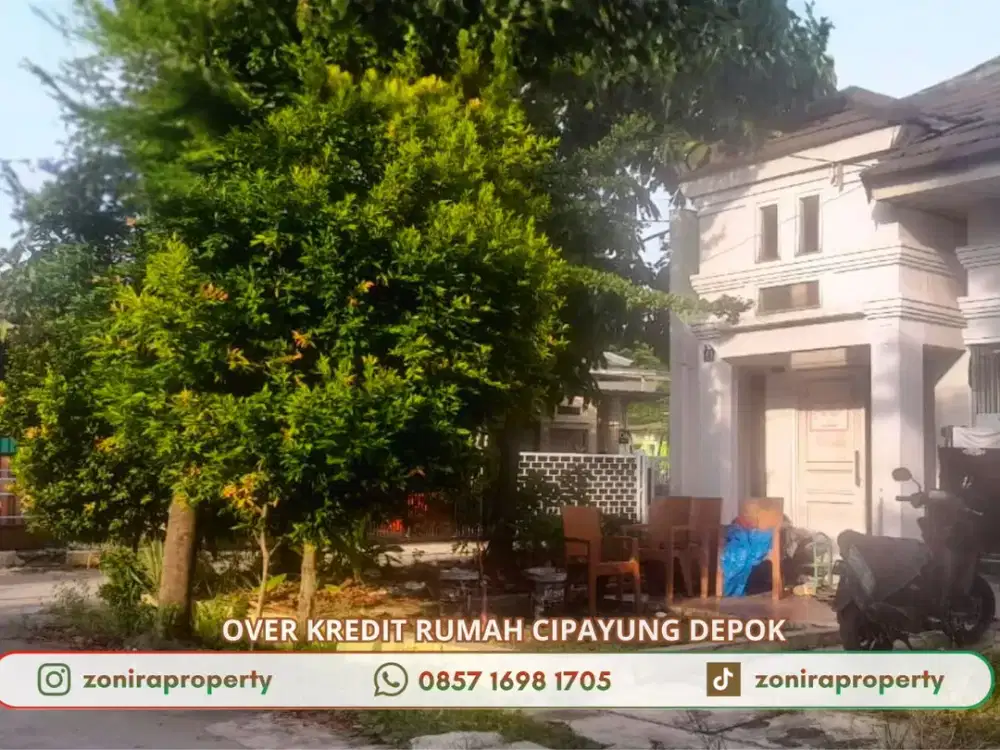Jual Take Over Rumah HOOK LT134 di Depok Country Cipayung dkt Stasiun KRL