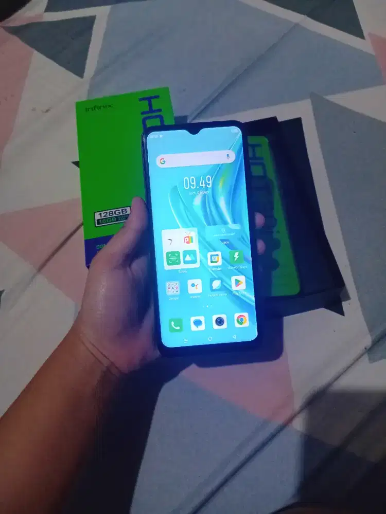 Jual Bu infinix Hot 30i ram 8/128 mulus 95% pemakaian pribadi