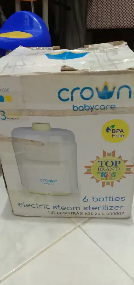 Electric steam sterilizer 6 bottles