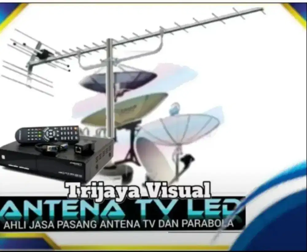 Ahli jasa pasang antena TV digital service parabola dan camera CCTV