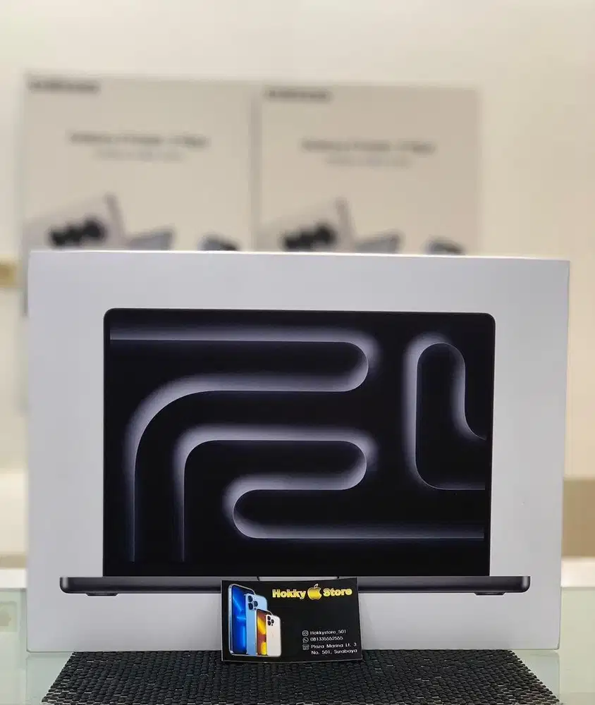 New Macbook Pro M4 14inch ram 16/512gb black garansi inter