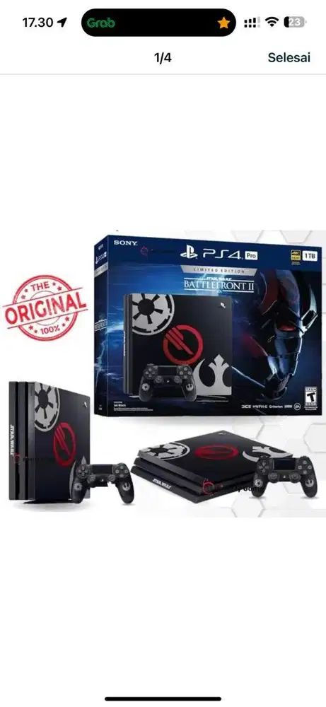 Dijual play station ps4 limited edition star wars