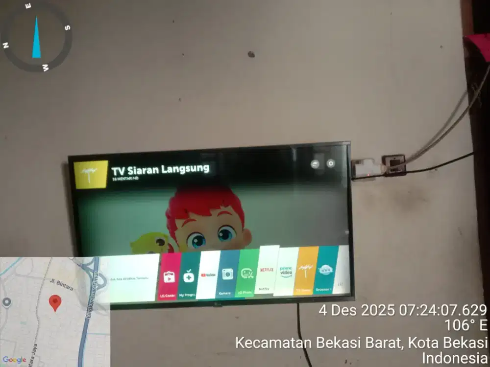 TV LG 43 IN udah di digital