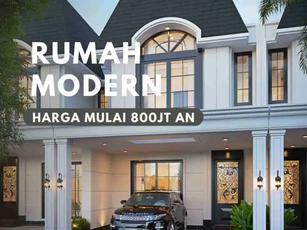 RUMAH 2 LANTAI MEWAH DP 0% BISA KPR DEKAT