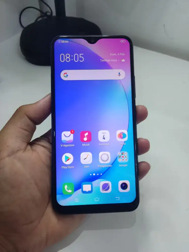 Vivo Y17 4/128 unit only ORI resmi finger off