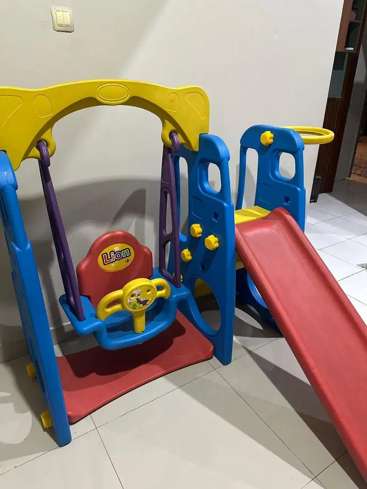 ayunan dan perosotan anak merk little tikes original