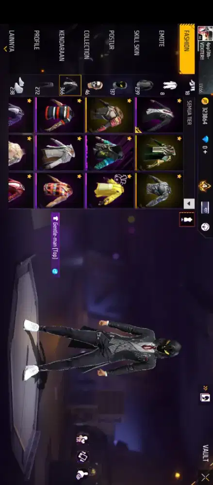 Jual akun ff 200 nego