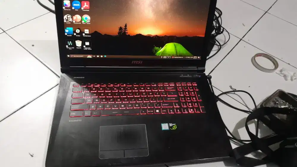Laptop gaming msi langka