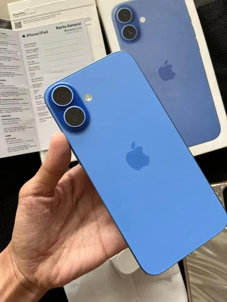 iPhone 16 Plus 256Gb Garansi IBox Fullset Mulus