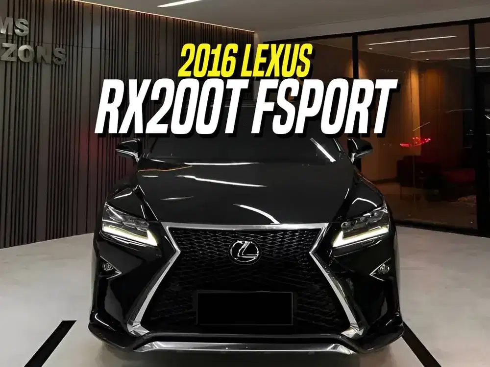 Lexus RX200t F Sport 2016 Black Hitam RX 200t RX200 t 200 FSport