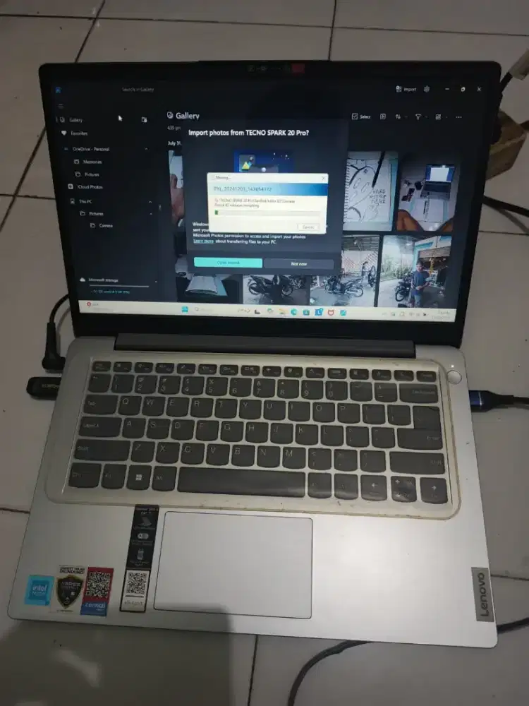 Laptop lenovo Ideapad slim 1 14 n4020 ram 8