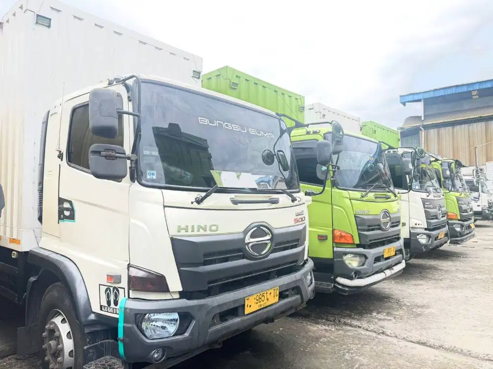 min 3 unit Hino ranger tronton 6x2 FL260JW box besi 2022 bok