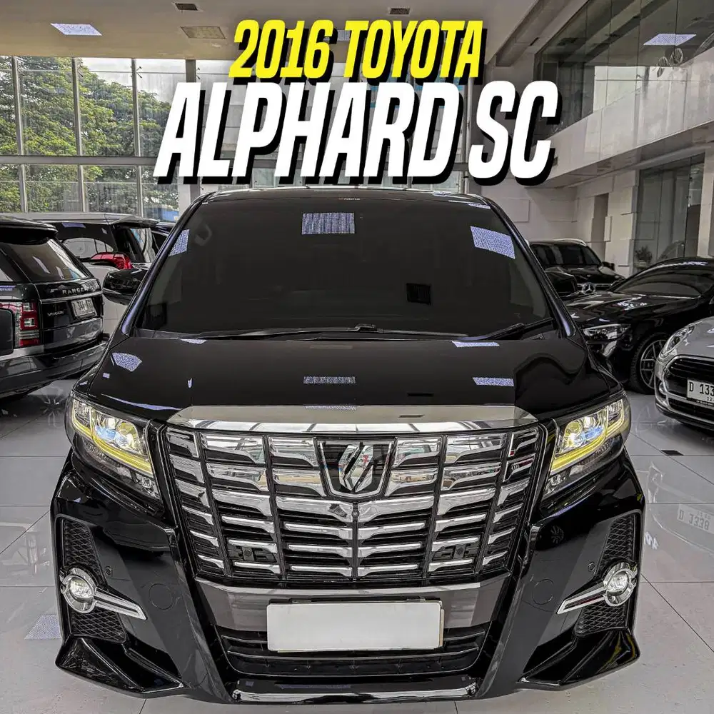 Toyota Alphard SC Premium Sound 2017 NIK 2016 Black Hitam S C