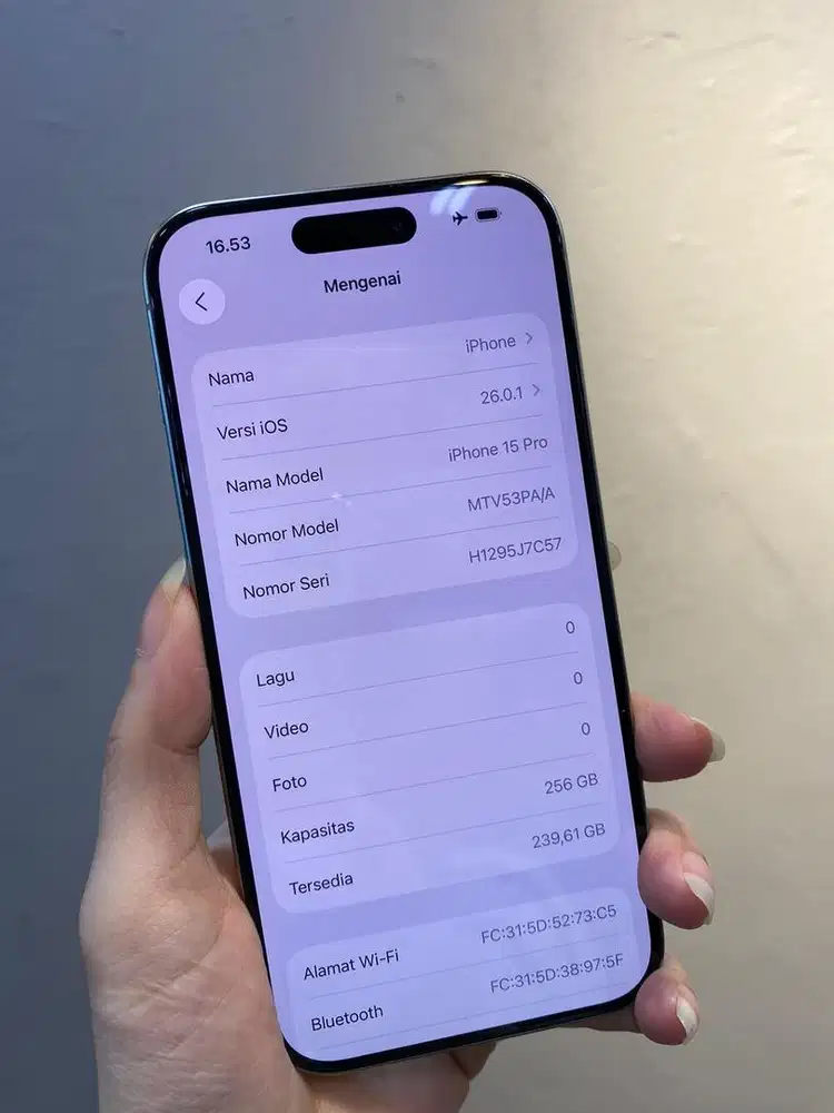 Iphone 15 pro 256 ibox natural